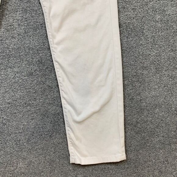 Curve Apparel Jeans Womens 10 White Denim Cotton Blend Stretch Curvy Straight - Picture 3 of 14